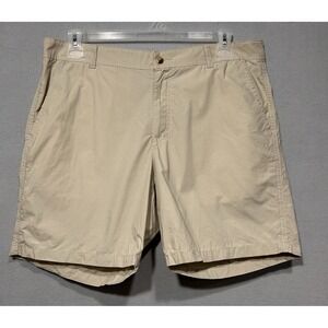 Columbia Mens Khaki Shorts Size 36x8 Outdoor Hiking Camping Actual waist 38 inch